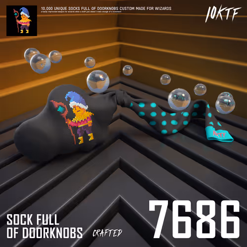 Wizard Sock Full of Doorknobs #7686