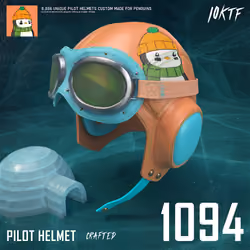 Pudgy Pilot Helmet #1094
