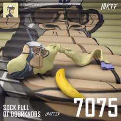 Ape Sock Full of Doorknobs #7075