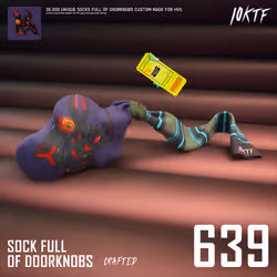 HV-MTL Sock Full of Doorknobs #639