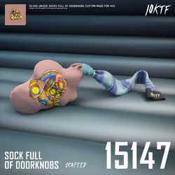 HV-MTL Sock Full of Doorknobs #15147