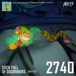 Mutant Sock Full of Doorknobs #2740