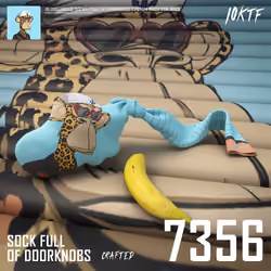 Ape Sock Full of Doorknobs #7356