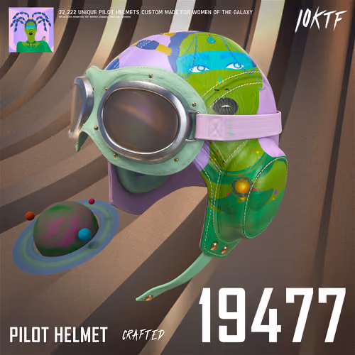 Galaxy Pilot Helmet #19477