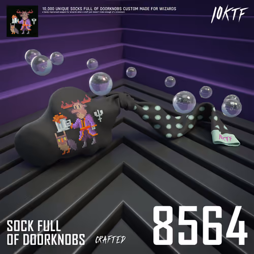 Wizard Sock Full of Doorknobs #8564