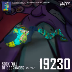 Mutant Sock Full of Doorknobs #19230