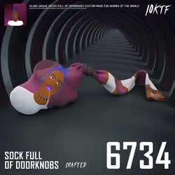 World of Sock Full of Doorknobs #6734