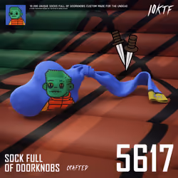 Dead Sock Full of Doorknobs #5617