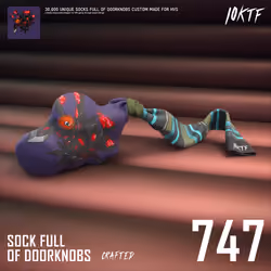 HV-MTL Sock Full of Doorknobs #747