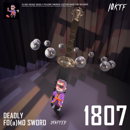Wizard Deadly FO(a)MO Sword #1807