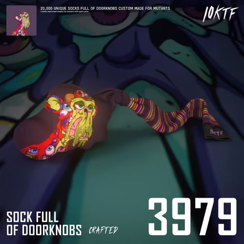 Mutant Sock Full of Doorknobs #3979