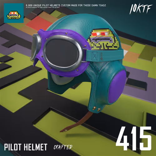 Toadz Pilot Helmet #415