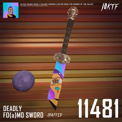 Galaxy Deadly FO(a)MO Sword #11481