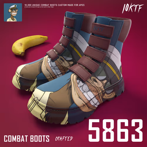Ape Combat Boots #5863