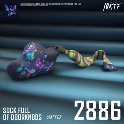 HV-MTL Sock Full of Doorknobs #2886