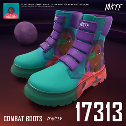 Galaxy Combat Boots #17313