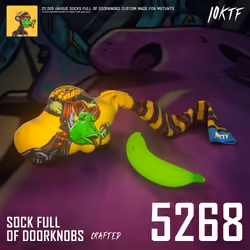 Mutant Sock Full of Doorknobs #5268