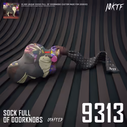 Kennel Sock Full of Doorknobs #9313