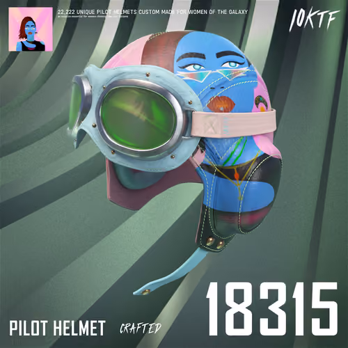 Galaxy Pilot Helmet #18315