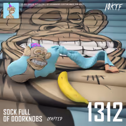 Ape Sock Full of Doorknobs #1312