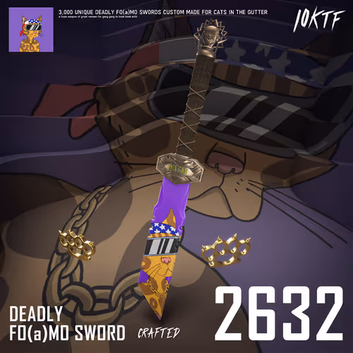 Gutter Deadly FO(a)MO Sword #2632