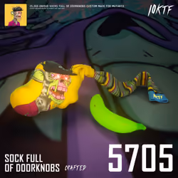 Mutant Sock Full of Doorknobs #5705