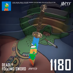 Gutter Deadly FO(a)MO Sword #1180