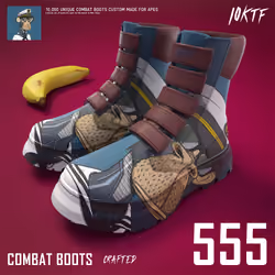 Ape Combat Boots #555