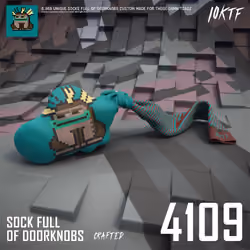 Toadz Sock Full of Doorknobs #4109