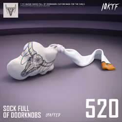 Tat Sock Full of Doorknobs #520