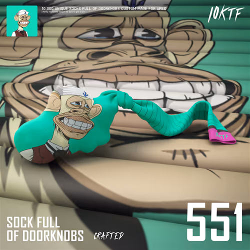 Ape Sock Full of Doorknobs #551
