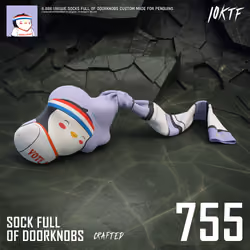 Pudgy Sock Full of Doorknobs #755