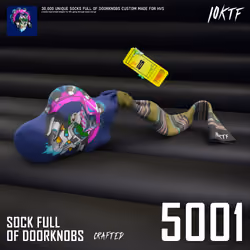 HV-MTL Sock Full of Doorknobs #5001