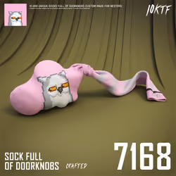 Moonbird Sock Full of Doorknobs #7168