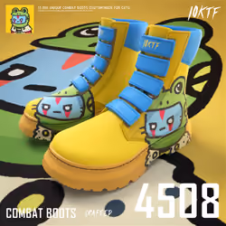 Cool Combat Boots #4508