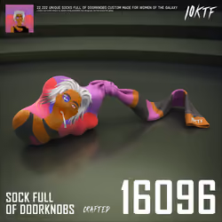 Galaxy Sock Full of Doorknobs #16096
