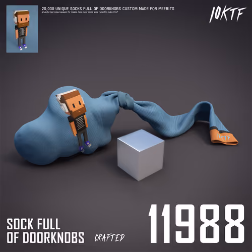 Meebit Sock Full of Doorknobs #11988