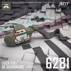 Toadz Sock Full of Doorknobs #6281