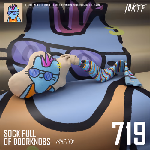 Cool Sock Full of Doorknobs #719