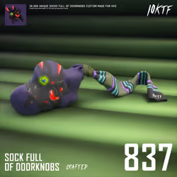 HV-MTL Sock Full of Doorknobs #837