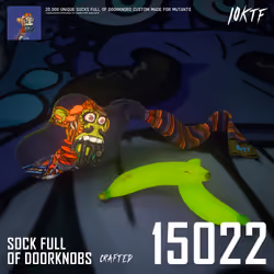 Mutant Sock Full of Doorknobs #15022