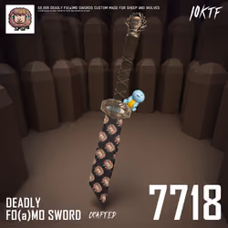 Wolf Deadly FO(a)MO Sword #7718