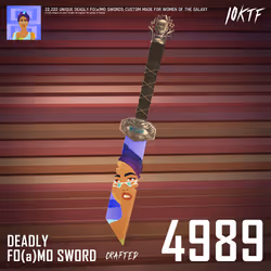 Galaxy Deadly FO(a)MO Sword #4989