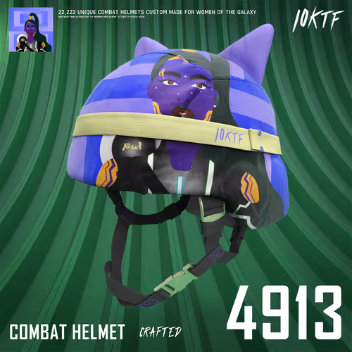 Galaxy Combat Helmet #4913