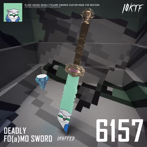 Moonbird Deadly FO(a)MO Sword #6157