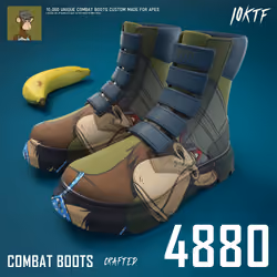 Ape Combat Boots #4880