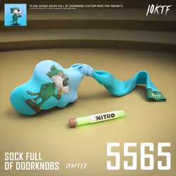 Puma Sock Full of Doorknobs #5565