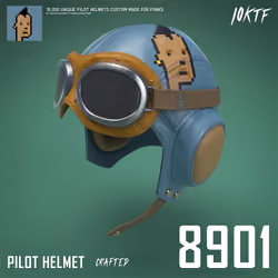 Punk Pilot Helmet #8901