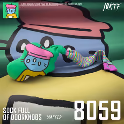 Cool Sock Full of Doorknobs #8059