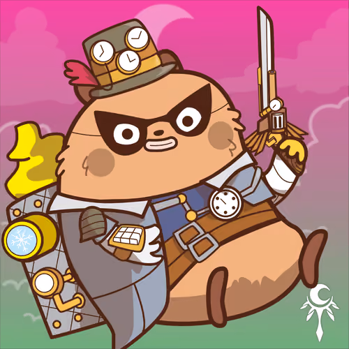 Hamsters #4954 (Moonlight Clan Unique)